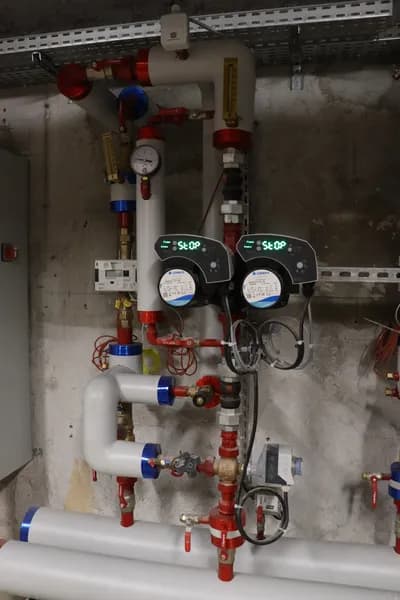 calorifugeage d'un reseau d'eau chaude