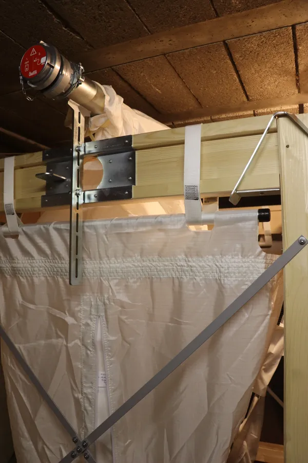 stockage des pellets de bois