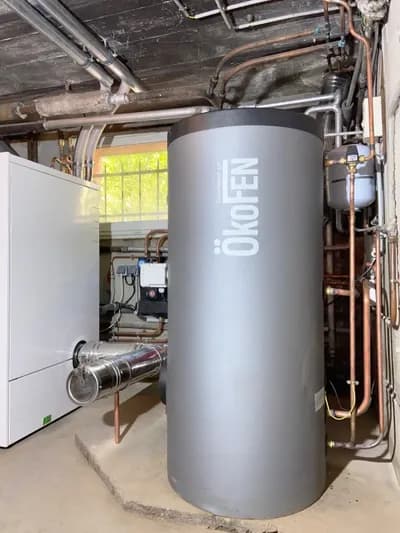 ballon d'eau chaude sanitaire raccordé à la chaudière
