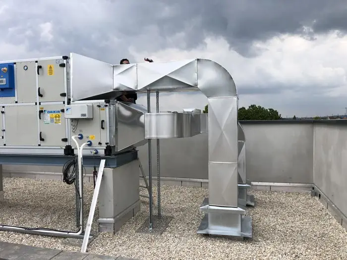 Photo de CTA sur un toit